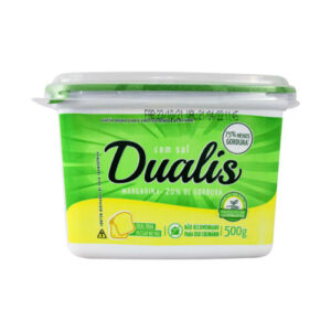 MARGARINA DUALIS 20% GORDURA COM SAL 500gr.(12)* 00000115