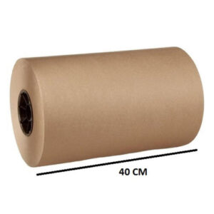 BOBINA PAPEL KRAFT 40cm. NATURAL 40gr. 5,8kg.(1) 00000575