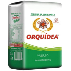 FARINHA DE TRIGO ORQUIDEA TIPO 1kg.(10) 00001038