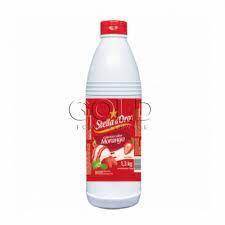 COBERTURA SORVETE MORANGO STELLA DORO 1,3kg.(6) 00001360