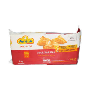 MARGARINA AMELIA FOLHADOS BLOCO 2kg.(6) 00000293