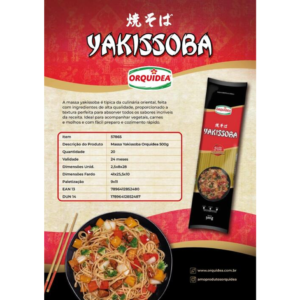 MASSA YAKISSOBA ORQUIDEA 500gr.(20) 00000477