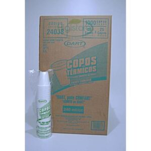 COPO TERMICO 240ml. 8J8 C/25 DART(40) 00000247