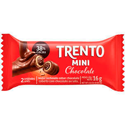 CHOC.TRENTO MINI CHOC.AO LEITE 800gr.C/50(6)* - 00000397
