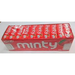 PASTILHA MENTA MORANGO 40x10un.(24) - 00000455