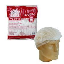 TOUCA TNT BRANCA SANFONADA C/ELASTICO C/100(50) 00000698