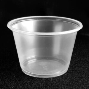 POTE PLAST.100ml.PS TRANSP.C/100(20) 00000700
