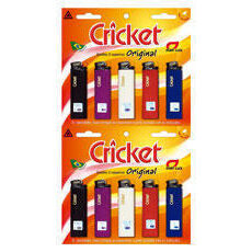 ISQUEIRO CRICKET ORIGINAL COLORIDO C/10(20) 00000710