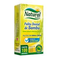 PALITO DENTAL BAMBU SOLTO NATURAL 25x100un(20) 00000711