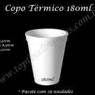 COPO TERMICO 180ml. C/20 DARNEL 6oz(50)* 00000741