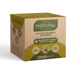 PALITO DENTAL embalagem papel NATURAL C/2000(12) 00000787