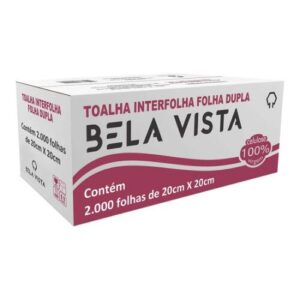 TOALHA PAPEL INTERF.F.DUPLA B.VISTA C/2000 FD007 00000796