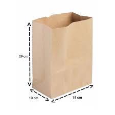 SACO PAPEL KRAFT SOS 4kg. 18x29x10cm. C/250(1) 00001015