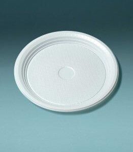 PRATO PLAST.P/CHURRASCO 23cm.BCO.C/10(25) 00001717