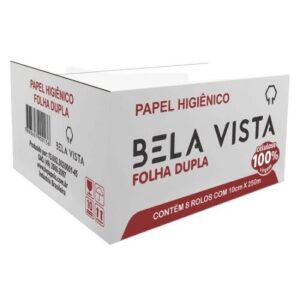 PAPEL HIG.ROLAO F.DUPLA BELA VISTA 8x200m.FD010 00001806