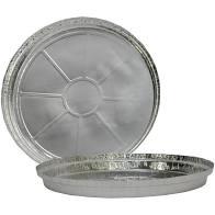 EMBAL.PIZZA ALUMINIO COM TAMPA 35cm. C/100(1) 00001902