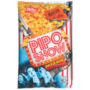 SALGADAO BILU PIPO SHOW MANTEIGA 10x80gr.(2)* - 00001944