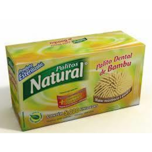 PALITO DENTAL BAMBU SOLTO NATURAL C/5000(10) 00000712