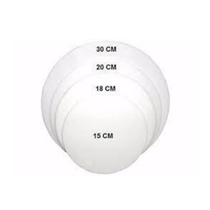 DISCO ISOPOR P/PIZZA ISOPOR 18cm. D18 C/200(2) 00000902