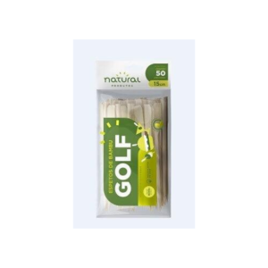 ESPETO BAMBU GOLF 15cm. C/50 NATURAL(25) 00001190