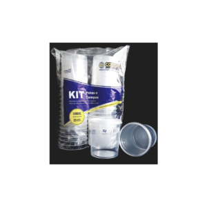 KIT POTE/TAMPA PP 1800ml.TRANSPARENTE C/25cj.(4) 00000497