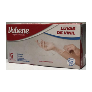 LUVA VINIL S/PO MEDIX G C/100(10) 00000689