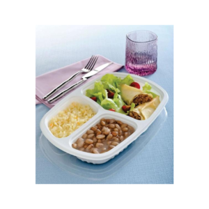 MARMITEIRO PLAST.G330 C/T 1150ml.3div.C/100(1) 00001013